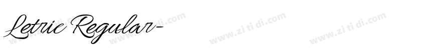 Letric Regular字体转换 Letric Regular字体转换